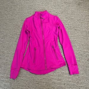 Pink Lululemon Define Jacket in Sonic Pink; Size 4
